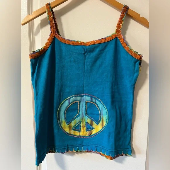 Retro Patchwork Tank Top - Picture 2 of 6